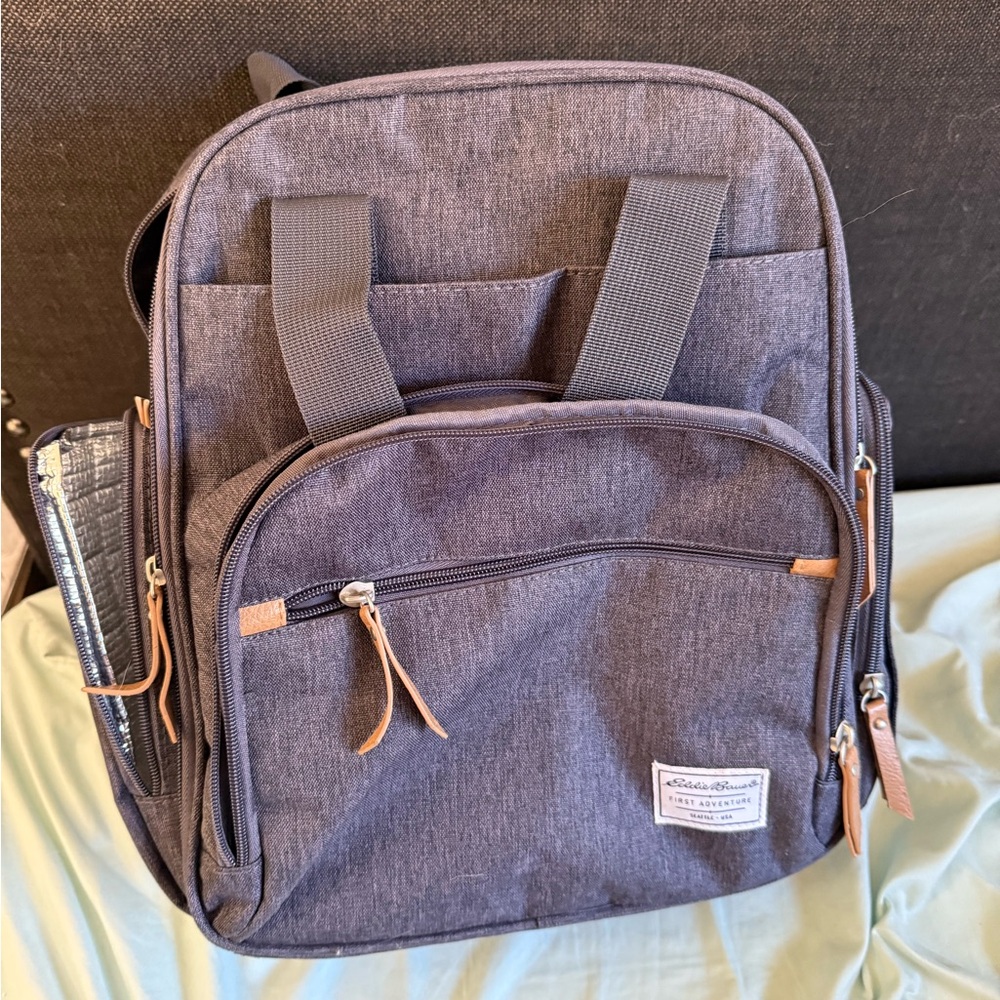 Gray Diaper Backpack - Picture 9 of 16